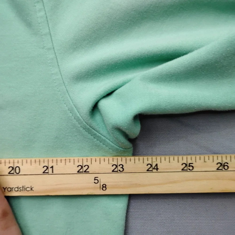 IZOD Saltwater Mens XL Mint Green Quarter Zip Pullover Sweatshirt Relaxed